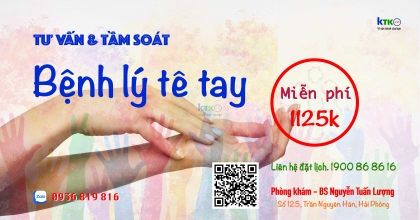 Khám bệnh miễn phí - Bệnh lý tê tay.